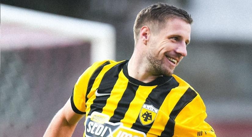 Varga Barnabás beindult, fejjel és lábbal is gólt lőtt a görög bajnokságban – videó