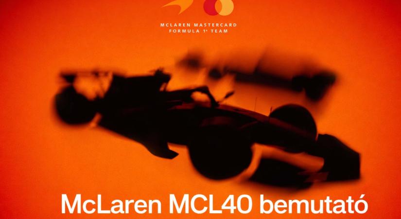Nézd élőben itt az új F1-es McLaren bemutatóját!