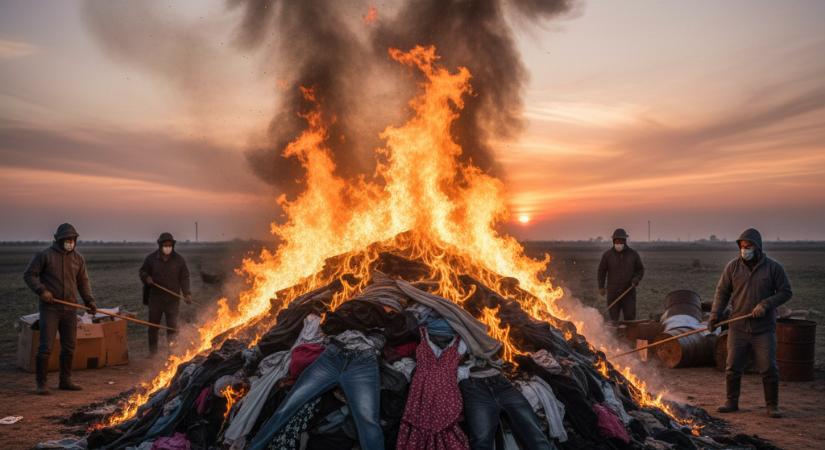 Az eladatlan ruhákat sokszor elégetik – Az EU most ezt megtiltja