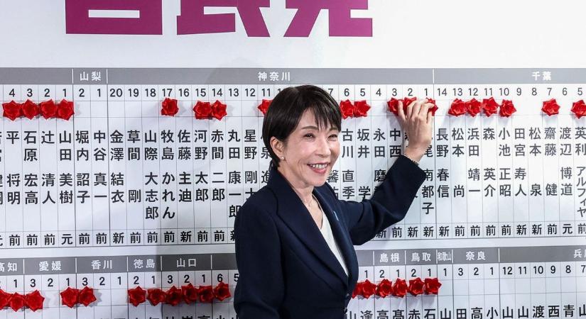 Történelmi győzelem: tarolt Japán első női miniszterelnöke a választáson
