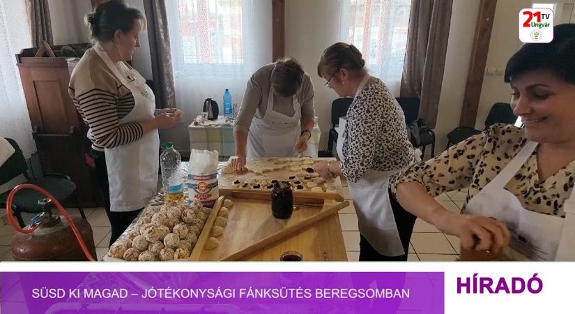 Süsd ki magad – jótékonysági fánksütés Beregsomban (videó)