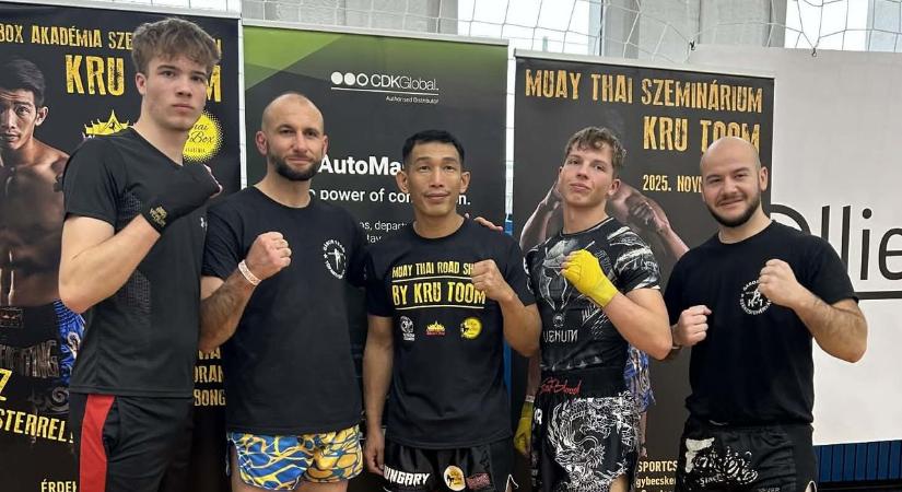 A thai boksz mestere a Gábor Team Muay Thai-Box és K-1 SE-nél!