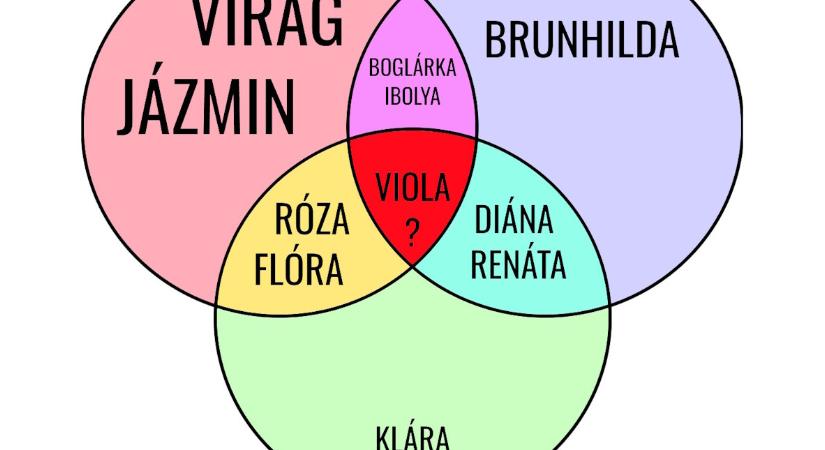 Logikai játék női nevekkel – rájön 25 másodperc alatt, melyik keresztnév illik a kérdőjel helyére?