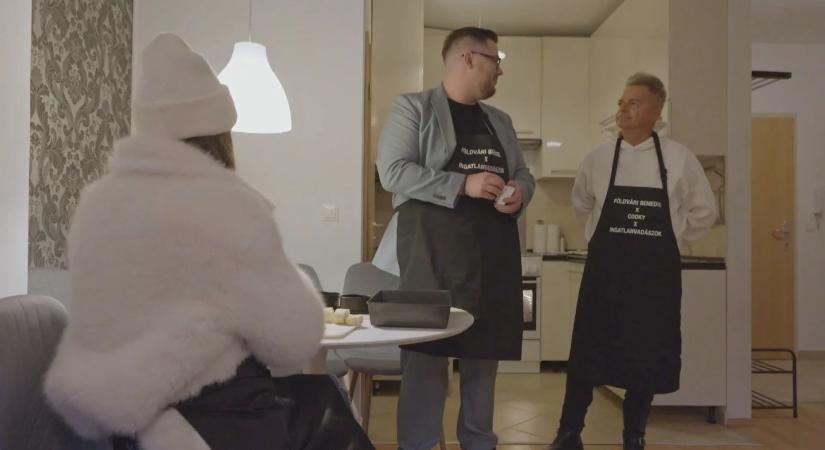 „Cooky már kivan” – Lakásbemutató helyett az Ingatlanvadász kellemetlen feladatra kényszerítette a műsorvezetőt