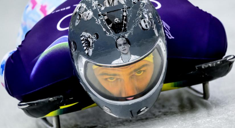A NOB betilthatta az ukrán szkeletonversenyző sisakját, amin a háború áldozatainak képei szerepelnek