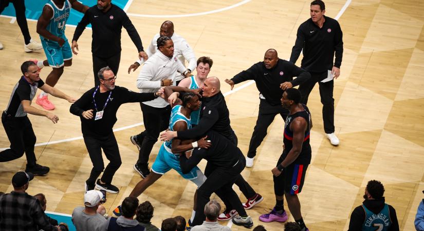 Mégis mi történt az NBA-ben? Két meccset is bunyó szakított félbe