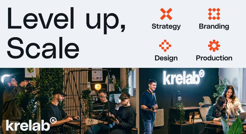 Krelab Agency: stratégia, branding, design