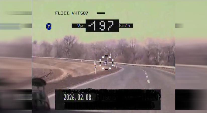 Közel kétszázzal száguldott Esztergomban