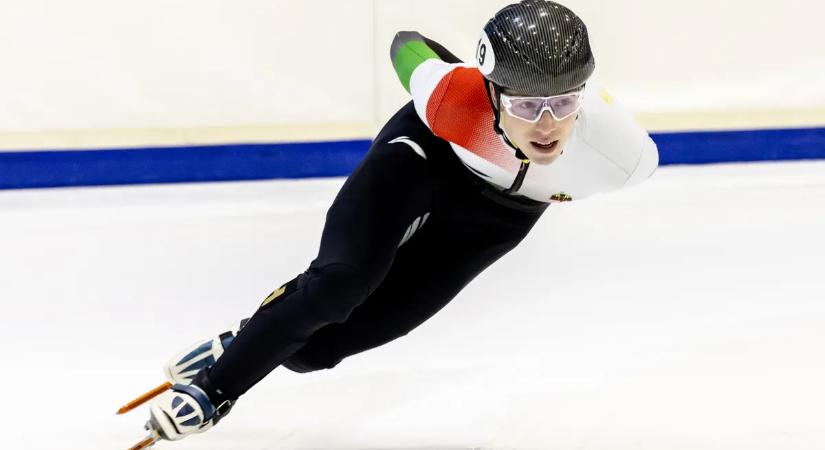 Nem jutott elődöntőbe a magyar vegyes váltó rövid pályás gyorskorcsolyában a téli olimpián