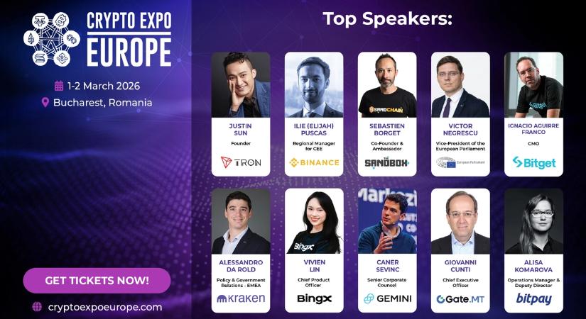 Crypto Expo Europe 2026: Kelet-Európa zászlóshajó Web3 eseménye visszatér Bukarestbe