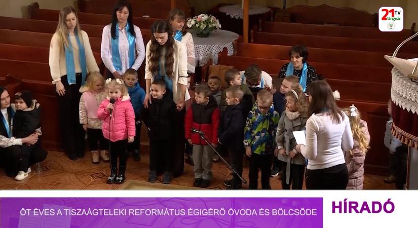 Öt éves a Tiszaágteleki Református Égigérő Óvoda és Bölcsőde (videó)
