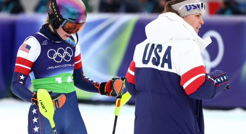 Shiffrin nagyot hibázott, még az éremről is lemaradtak alpesi kombinációban