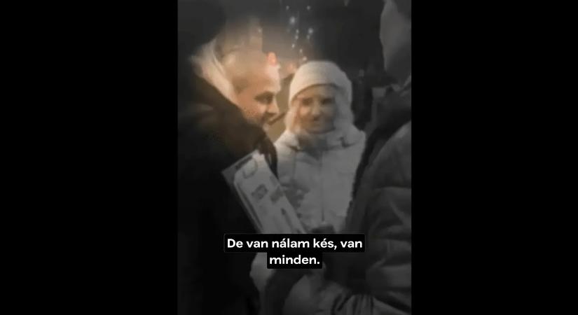 A Tisza-aktivistákat szurkálással fenyegető férfi letartóztatását kezdeményezte az ügyészség