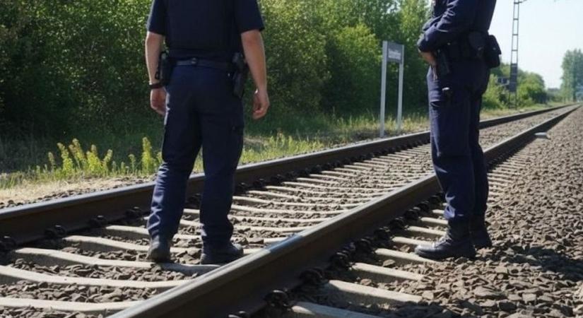 Kövekkel akarták kisiklatni a vonatot