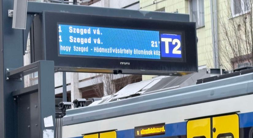 Baleset történt Szegeden, késés várható a tram-train vonalán
