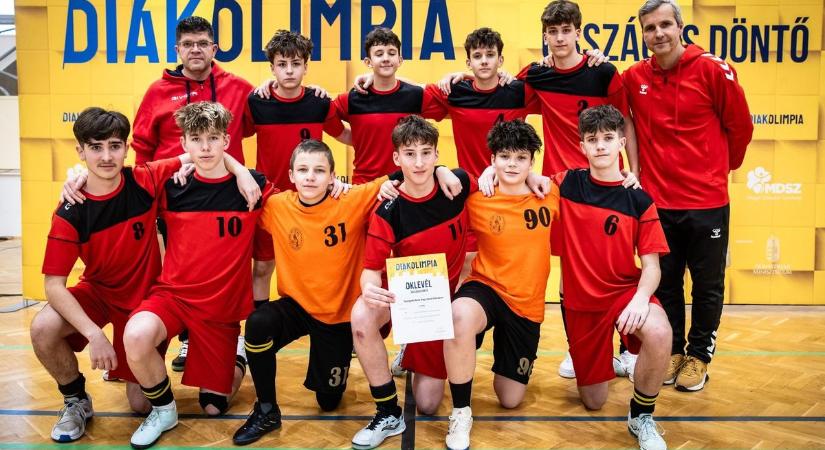 Diákolimpia: ilyen magasra még nem jutott futballban a gyöngyösi Berze