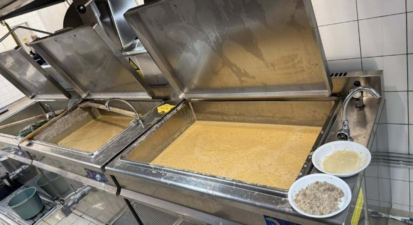 Fehér golyók úsztak fel a babfőzelék tetejére, a gyártó a hibás egy közétkeztetési cég szerint - fotók