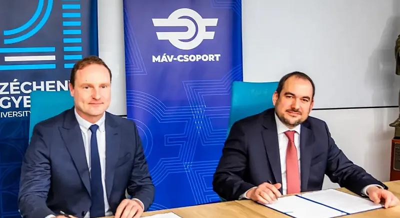 Innovációs együttműködésbe kezdett a MÁV és a győri egyetem