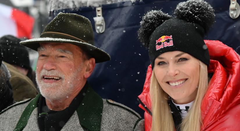 Schwarzenegger kitálalt, megmondta a véleményét Lindsey Vonn őrült tettéről