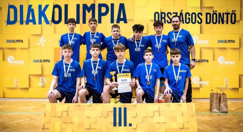 Bronzérmet szerzett a kiskőrösi futsalcsapat a diákolimpián