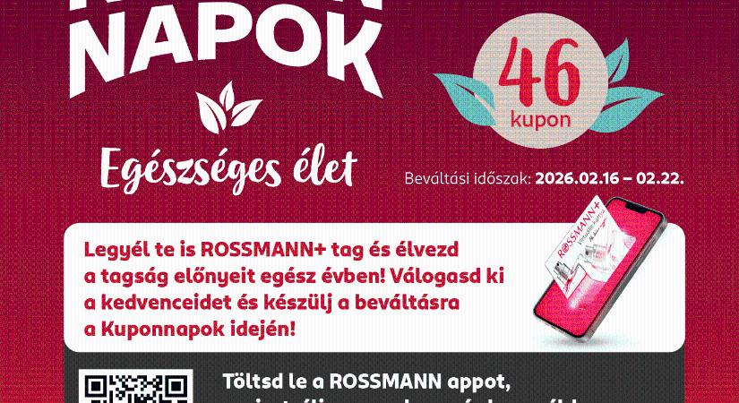 Megjelenik a Rossmann első saját kuponfüzete