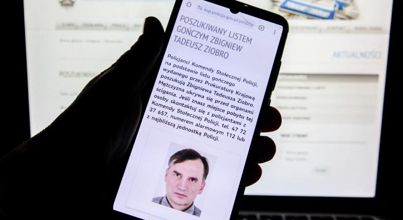 Európai elfogatóparancs kiadását kérték a Magyarországon bujkáló volt igazságügyi miniszter, Zbigniew Ziobro ellen