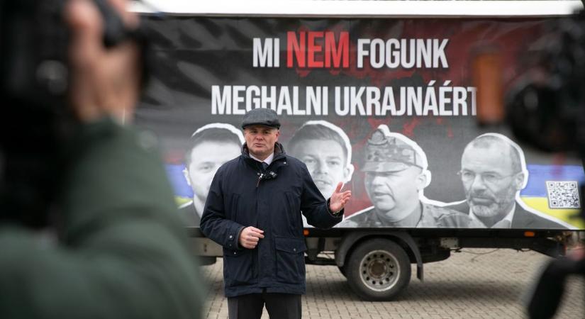 Nem a mi háborúnk – Kecskemétre ért a Fidelitas békepárti országjáró kampánya – fotók