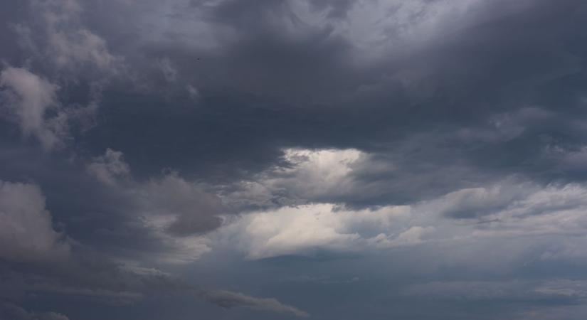 Borult ég, eső és szél - nem lesz vidám időnk szerdán