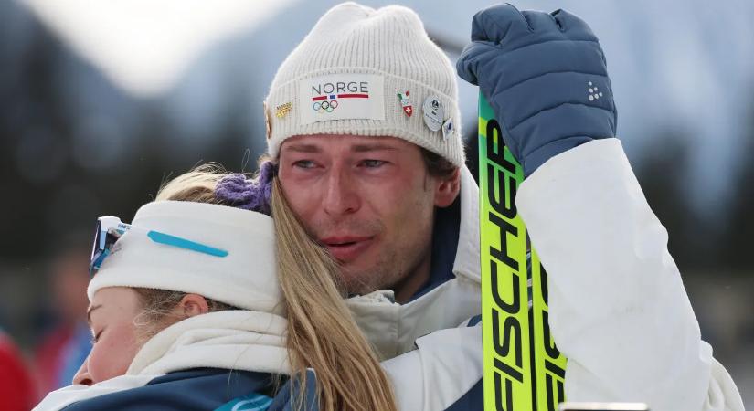 Könnyes vallomás élőben, megcsalta a barátnőjét a téli olimpia hőse - Videó