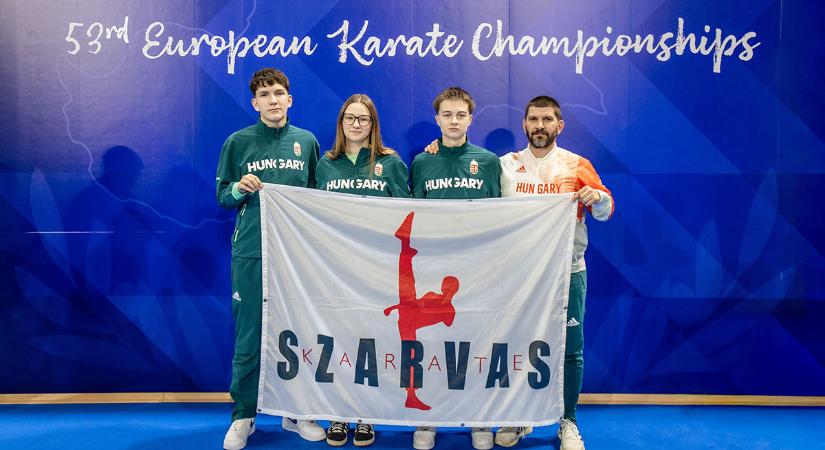 Európa legjobbjai között a szarvasi karatékák