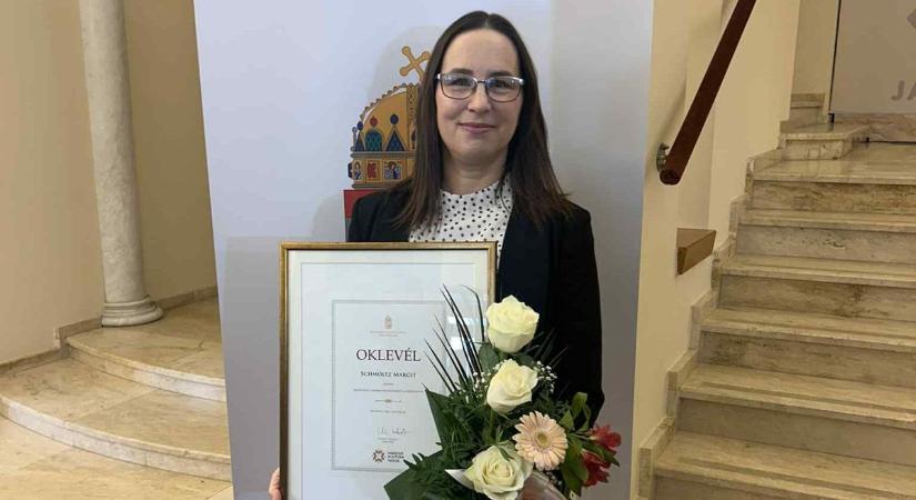 Egy díj, ami kötelez – Schmöltz Margit miniszteri elismerése