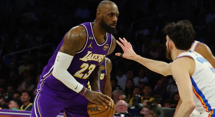 LeBron James feldühödött, ráadásul a rekordja is megszakadt