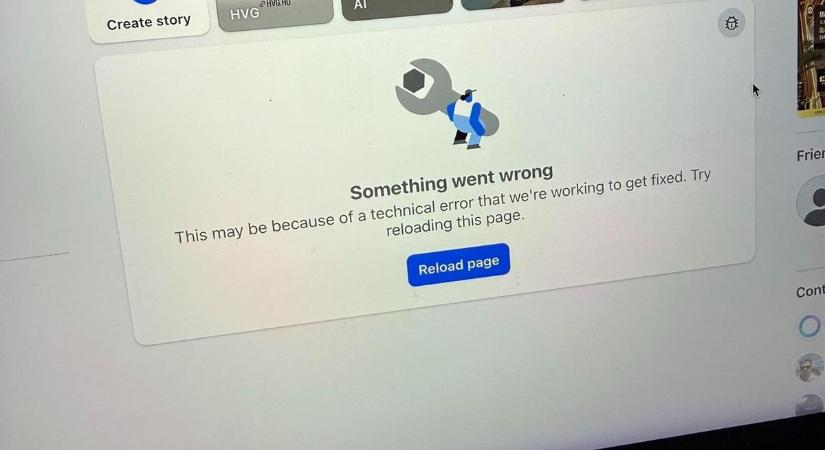 Összeomlott a Facebook, hibákat tapasztaltunk a rendszerben