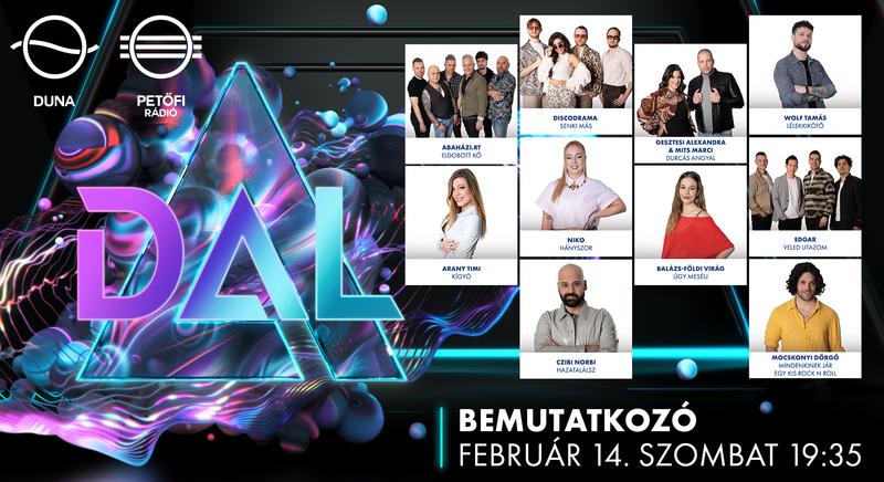 A Dal 2026: Bemutatkoznak a lejátszási listák leendő éllovasai