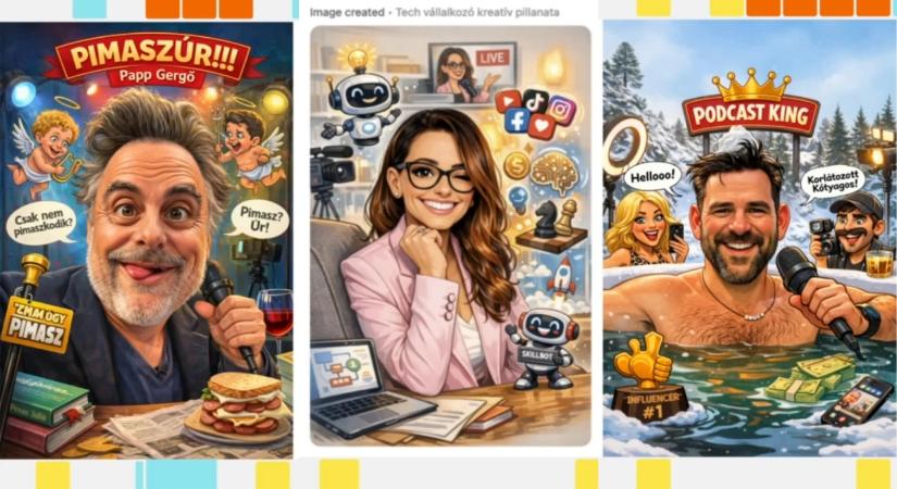 Tudod mit csinál az AI a feltöltött képeiddel? Tihanyi és Papp Gergő kipróbálták– de a szakértő a veszélyekre figyelmeztet