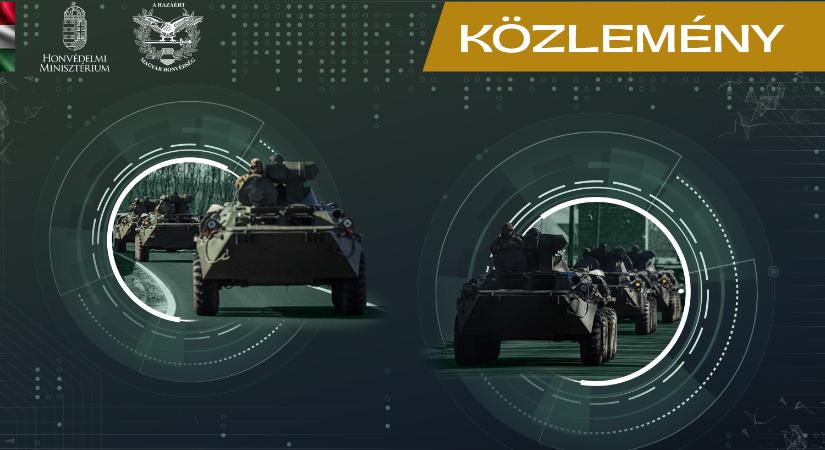 Katonai konvoj indul Dócról Vásárhelyre