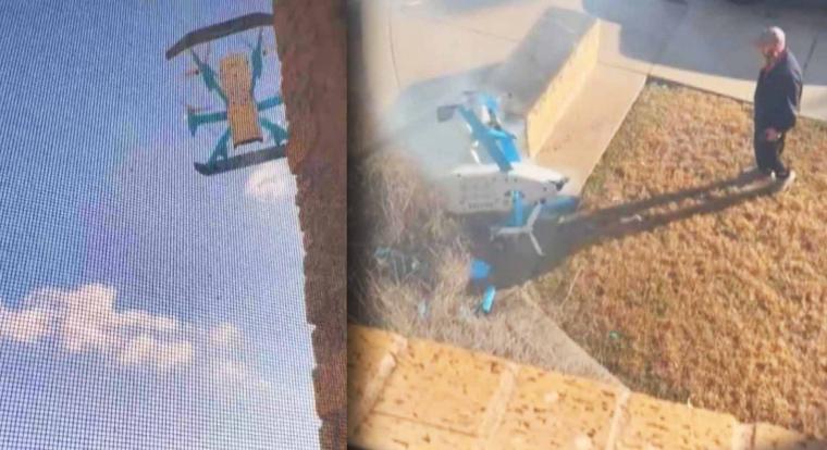 Rázuhant az Amazon drónja egy texasi lakóházra, kis híján tragédia lett