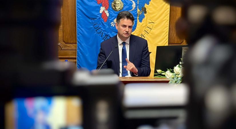 Márki-Zay Péter évértékelőt tartott