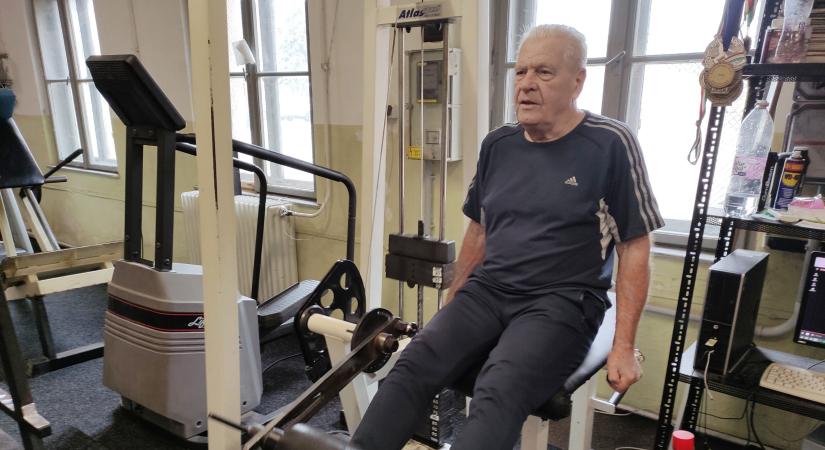Neményi Béla nyolcvanévesen is a Magyar Bajnokságra készül