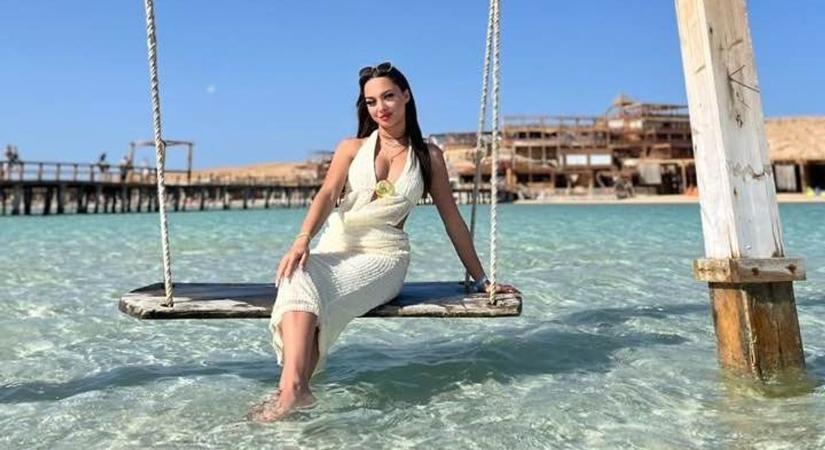 Exkluzív felvételek Gyarmati Jázmin egyiptomi nyaralásáról (videóval)