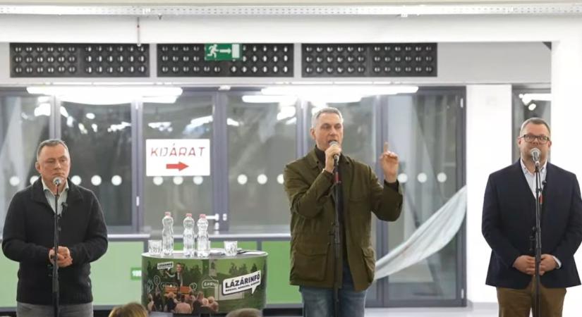 Utasítsuk vissza az agressziót! – megkezdődött a Lázárinfó a vásárcsarnokban