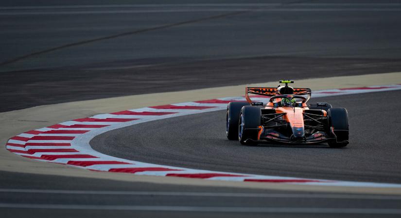 Forma-1 – Norris volt a leggyorsabb az első hivatalos teszt nyitónapján