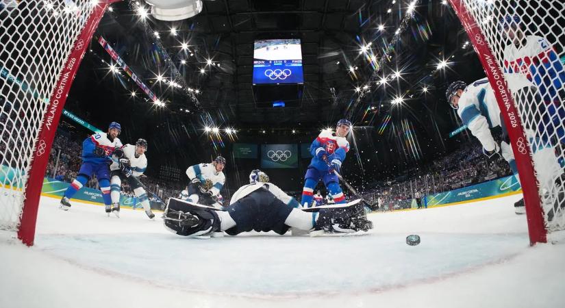 Téli olimpia: Szlovákia meglepetésre legyőzte Finnországot a férfi jégkorongtorna nyitó mérkőzésén