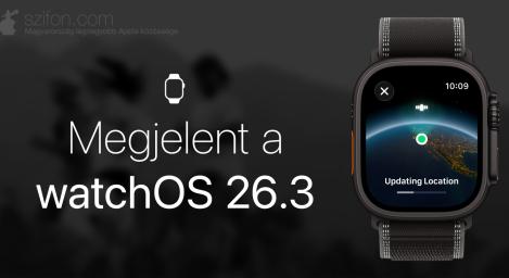 Megjelent a watchOS 26.3 – elsősorban 16 sebezhetőség javítása