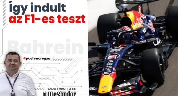 Helyszíni: így indult az F1-es teszt Bahreinben