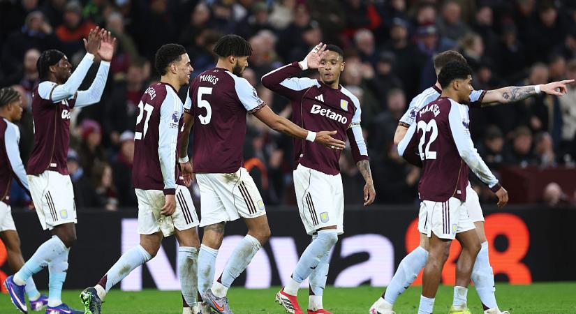 PL: egy hajrában szerzett góllal győzte le az Aston Villa a Brightont – videóval