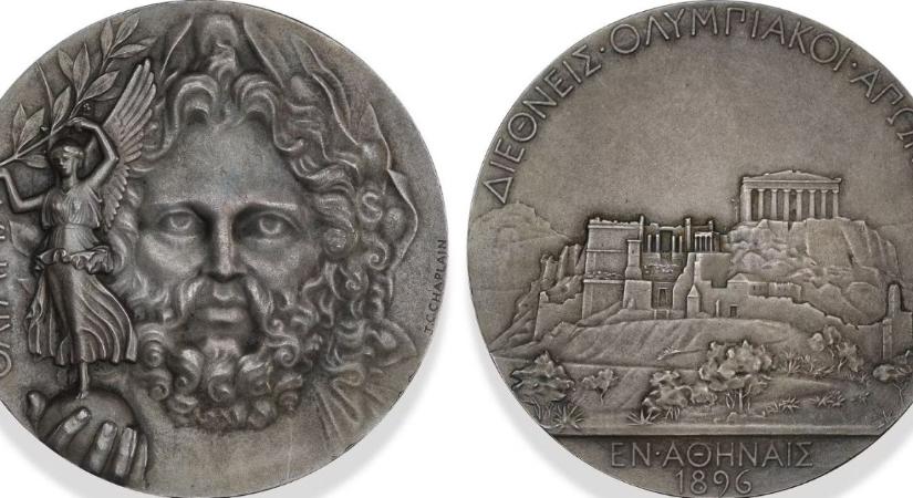 Egy darabka sporttörténet: eladó az első olimpiai érem