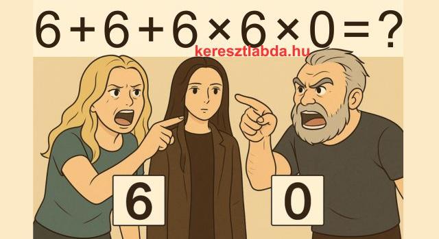 Napi matek feladat: 0 vagy 12? A képen szereplők mindketten tévednek!