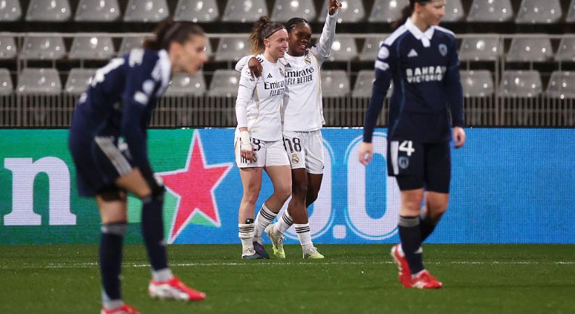 Női BL: a címvédő Arsenal az első meccsen eldöntötte a párharcot, a Real Madrid hátrányból nyert – videóval