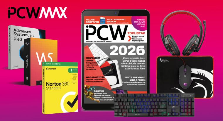 PCW Max tagságod mellé most komplett gamerszettet adunk ajándékba!